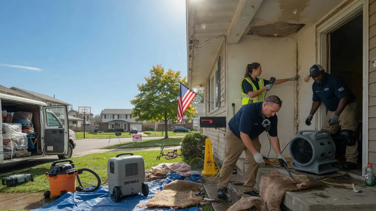 Water Damage Restoration in Bone Gap, IL near me